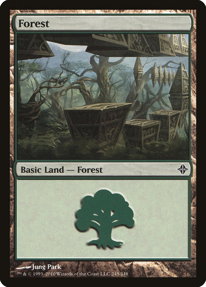 Forest (245) [Rise of the Eldrazi] Magic: The Gathering