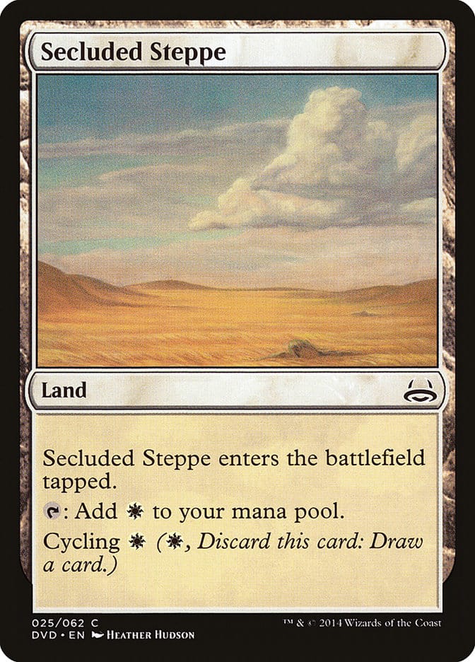Secluded Steppe (Divine vs. Demonic) [Duel Decks Anthology] Magic: The Gathering