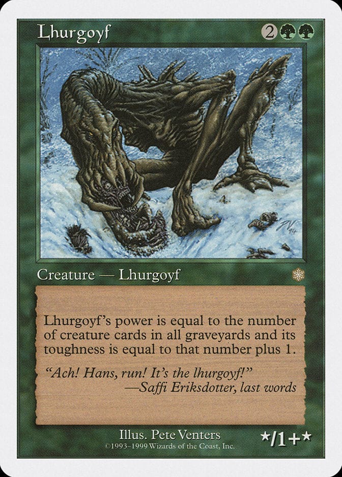 Lhurgoyf [Battle Royale] Magic: The Gathering