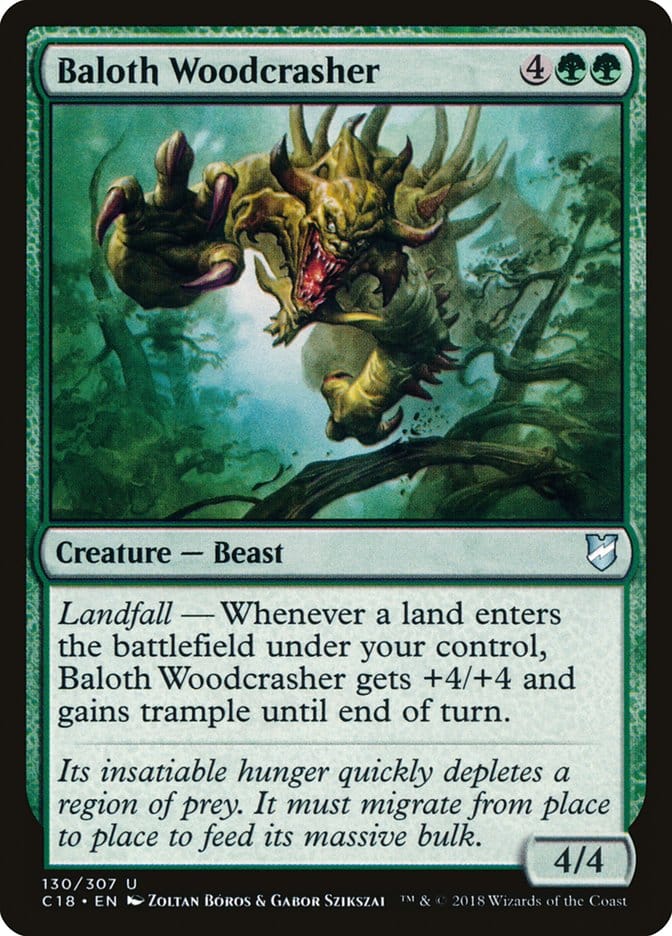 Baloth Woodcrasher [Commander 2018] Magic: The Gathering