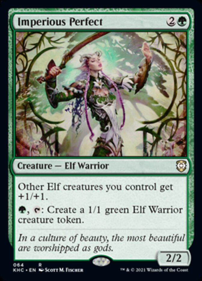 Imperious Perfect [Kaldheim Commander] Magic: The Gathering