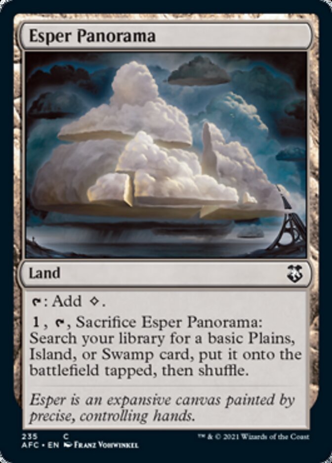 Esper Panorama [Dungeons & Dragons: Adventures in the Forgotten Realms Commander] Magic: The Gathering