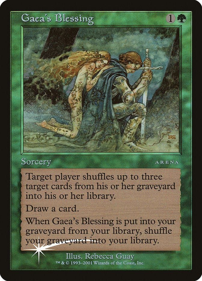Gaea's Blessing [Arena League 2001] Magic: The Gathering