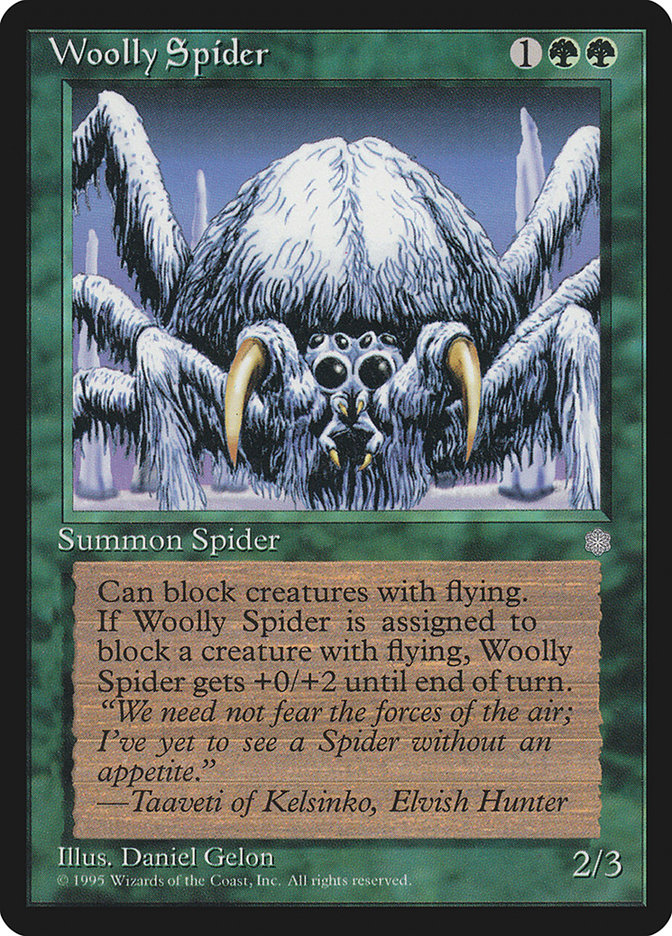 Woolly Spider [Ice Age] Magic: The Gathering