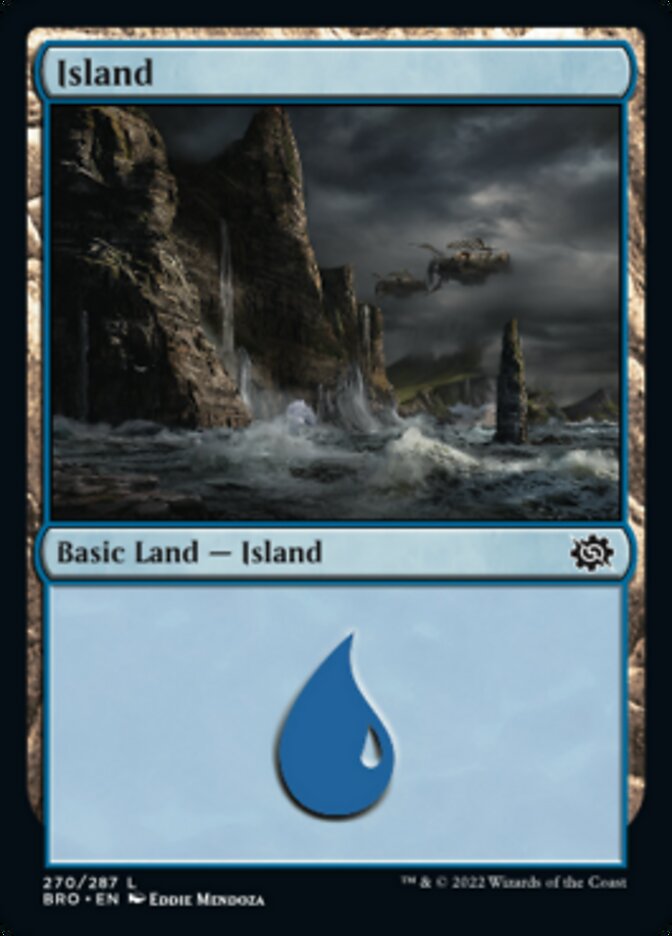 Island (270) [The Brothers' War] Magic: The Gathering