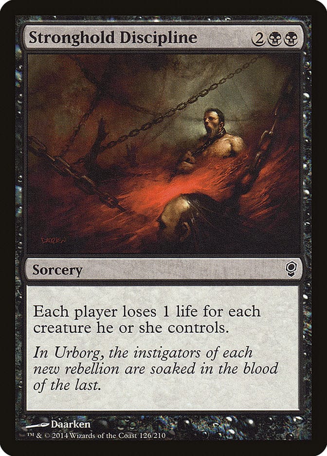 Stronghold Discipline [Conspiracy] Magic: The Gathering