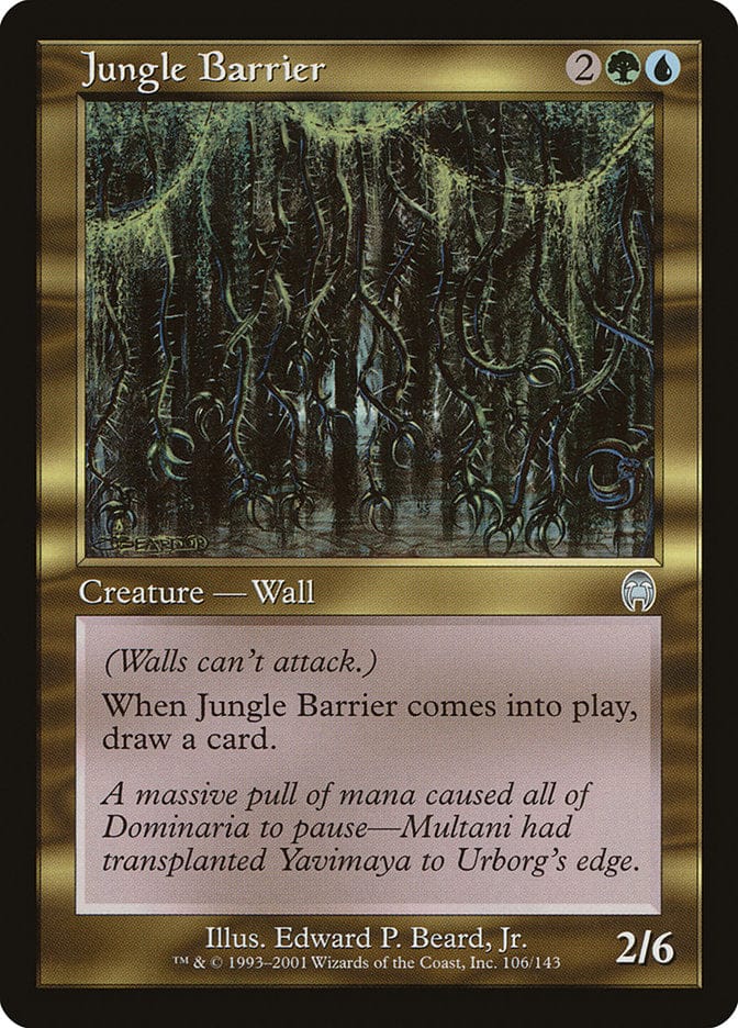 Jungle Barrier [Apocalypse] Magic: The Gathering