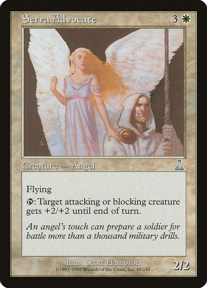 Serra Advocate [Urza's Destiny] Magic: The Gathering