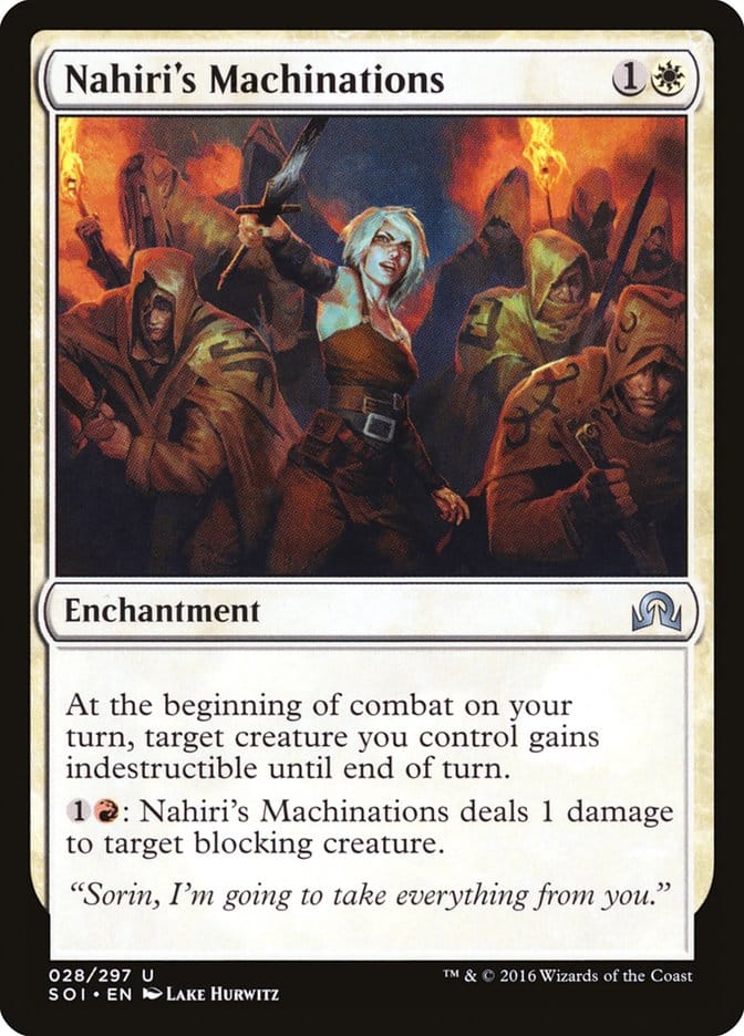 Nahiri's Machinations [Shadows over Innistrad] Magic: The Gathering