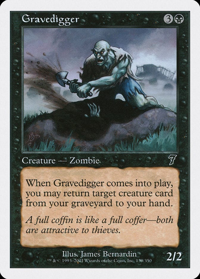 Gravedigger [Seventh Edition] Magic: The Gathering