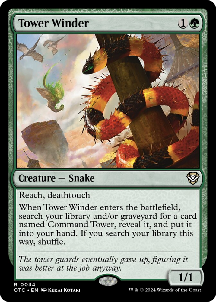 Tower Winder [Outlaws of Thunder Junction Commander] Magic: The Gathering