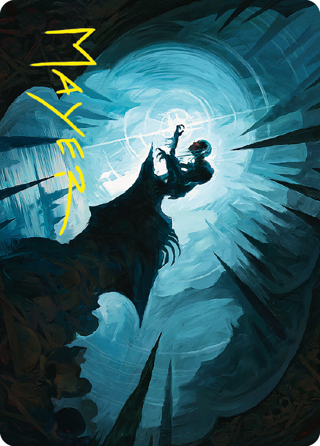Gollum, Patient Plotter Art Card (Gold-Stamped Signature) [The Lord of the Rings: Tales of Middle-earth Art Series] Magic: The Gathering
