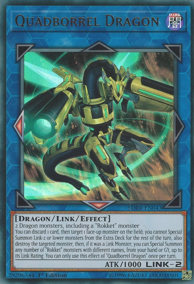Quadborrel Dragon [SDRR-EN043] Ultra Rare - Yugioh Cards For Your TCG Needs!