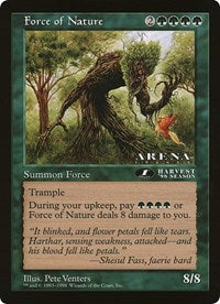 Force of Nature (Oversized) [Oversize Cards] Magic: The Gathering