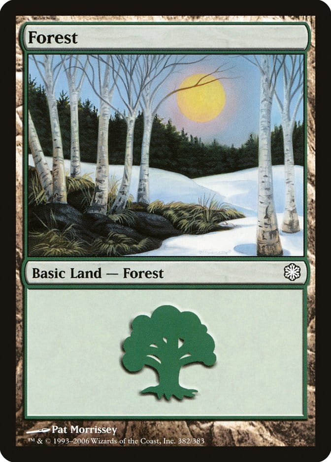 Forest (382) [Coldsnap Theme Decks] Magic: The Gathering