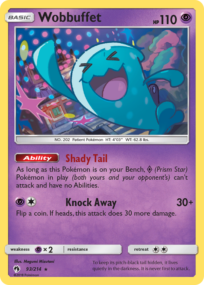 Wobbuffet (93/214) [Sun & Moon: Lost Thunder] Pokémon