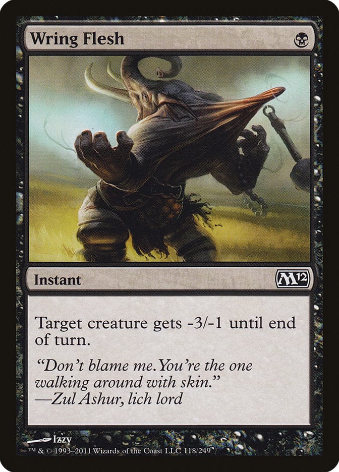 Wring Flesh [Magic 2012] Magic: The Gathering