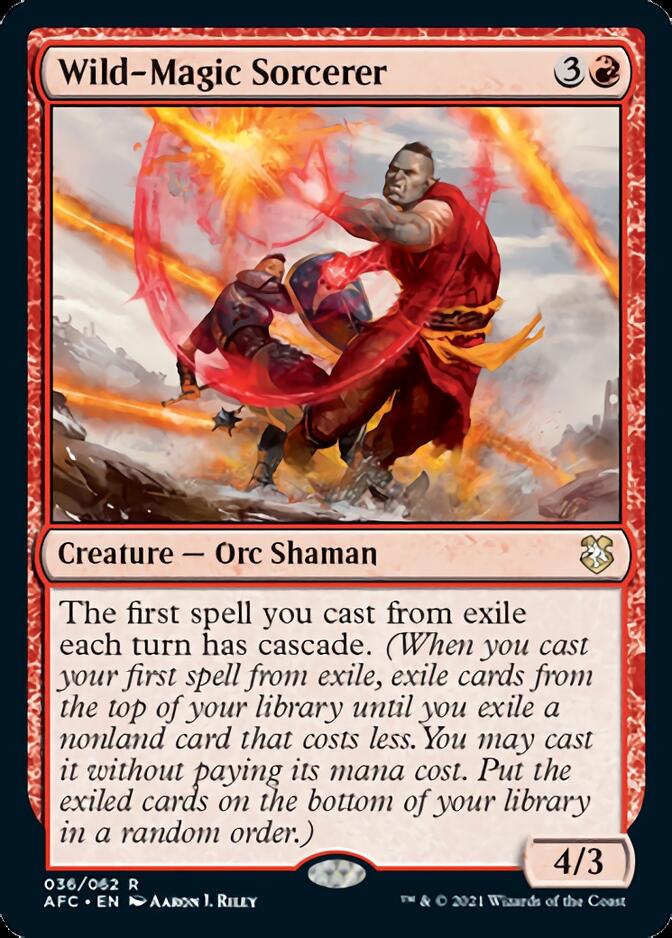 Wild-Magic Sorcerer [Dungeons & Dragons: Adventures in the Forgotten Realms Commander] Magic: The Gathering