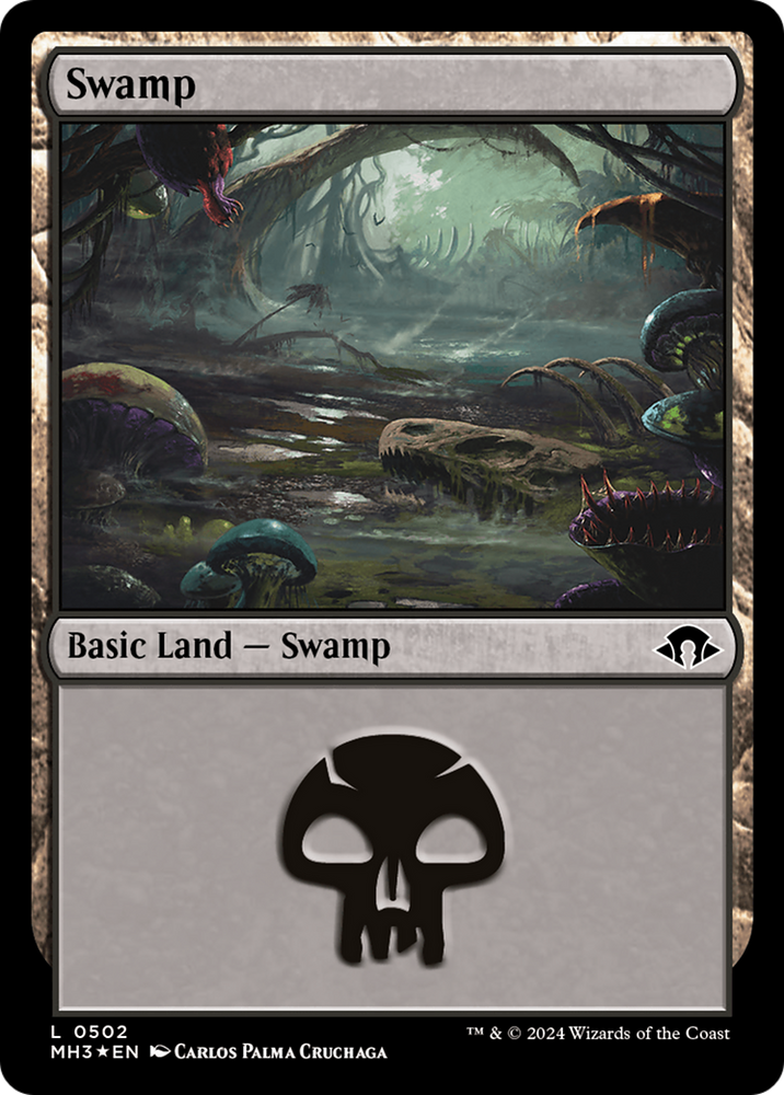 Swamp (0502) (Ripple Foil) [Modern Horizons 3] Magic: The Gathering