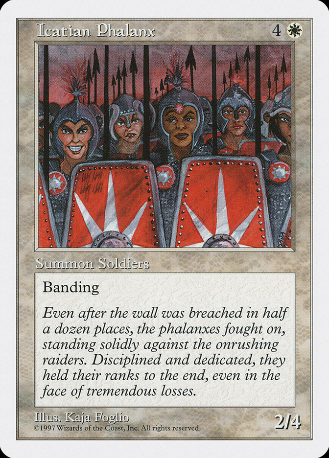 Icatian Phalanx [Fifth Edition] Magic: The Gathering