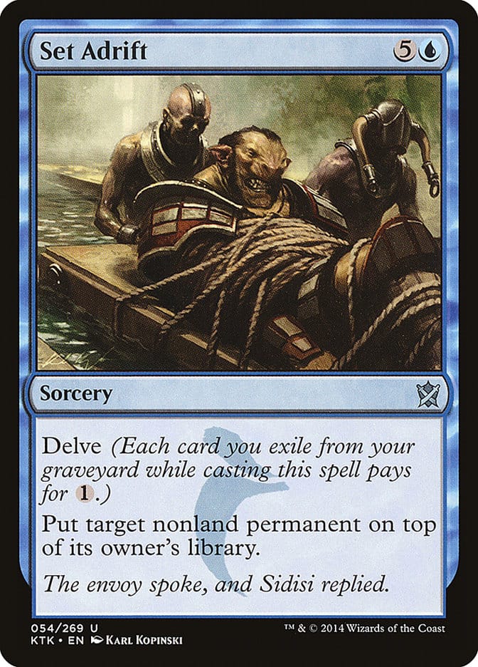 Set Adrift [Khans of Tarkir] Magic: The Gathering