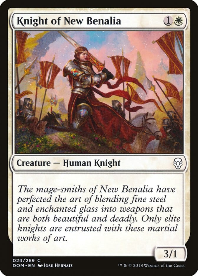 Knight of New Benalia [Dominaria] Magic: The Gathering