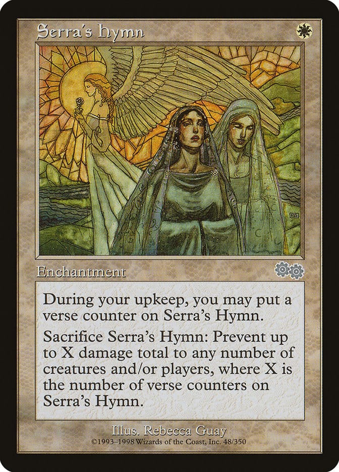 Serra's Hymn [Urza's Saga] Magic: The Gathering