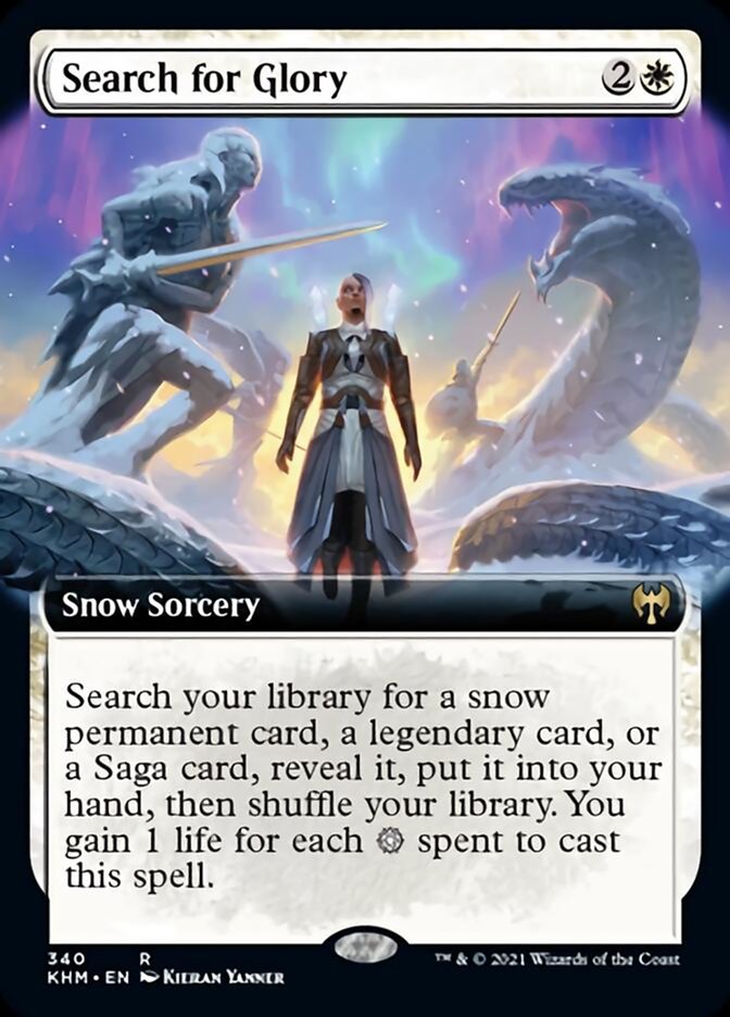 Search for Glory (Extended Art) [Kaldheim] Magic: The Gathering