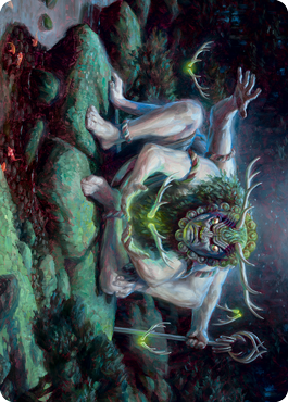 Myojin of Towering Might Art Card [Kamigawa: Neon Dynasty Art Series] Magic: The Gathering