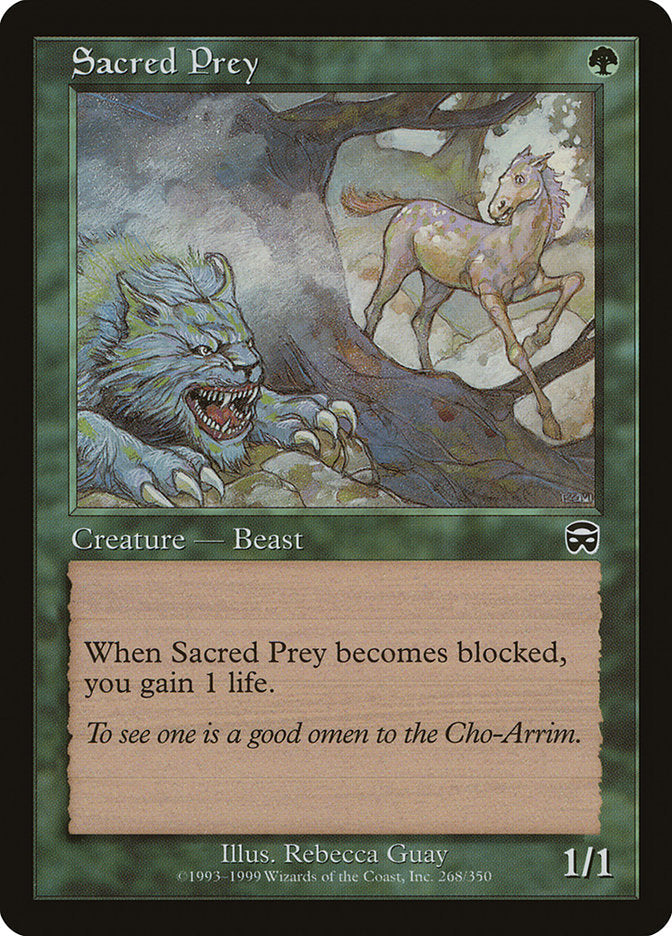 Sacred Prey [Mercadian Masques] Magic: The Gathering