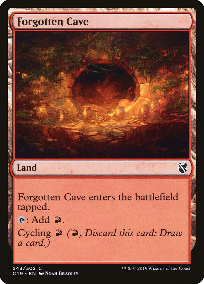 Forgotten Cave [Commander 2019] Magic: The Gathering