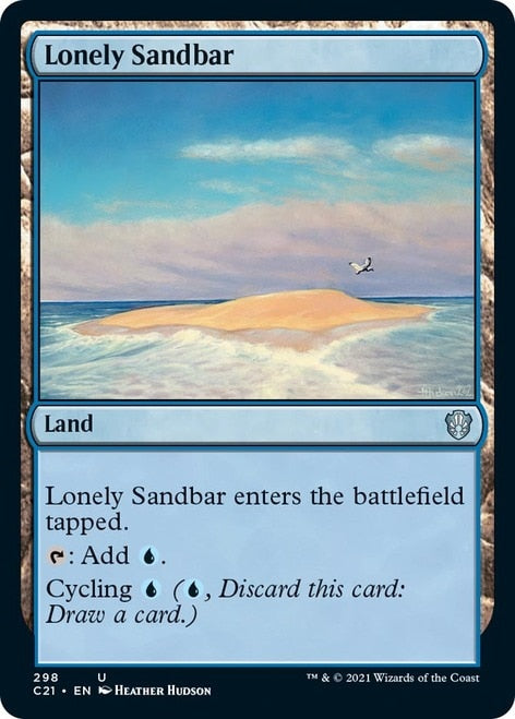 Lonely Sandbar [Commander 2021] Magic: The Gathering