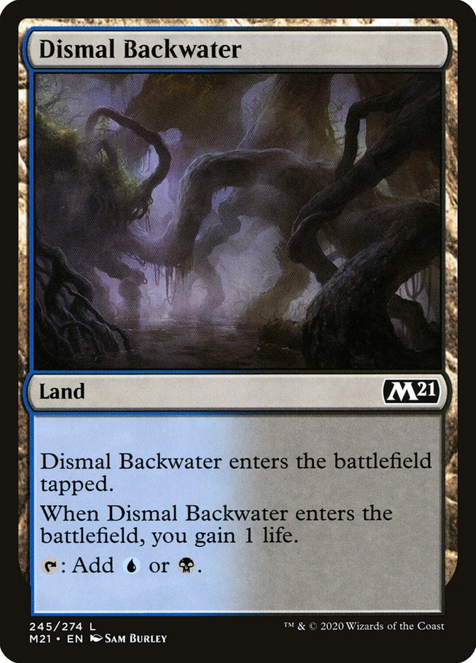 Dismal Backwater [Core Set 2021] Magic: The Gathering