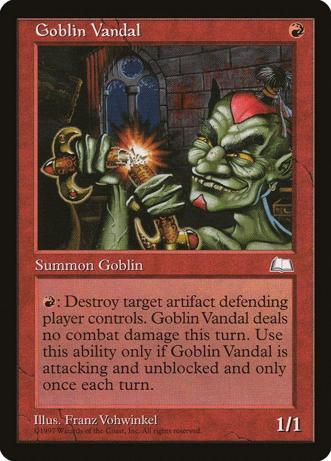 Goblin Vandal [Weatherlight] Magic: The Gathering