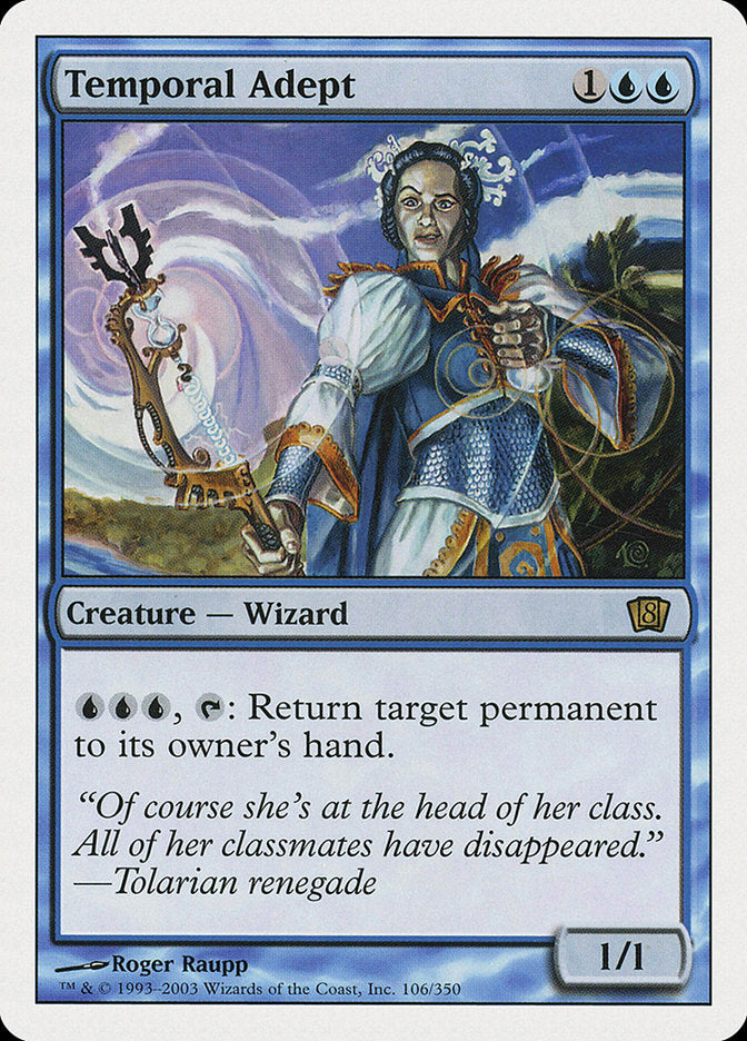 Temporal Adept [Eighth Edition] Magic: The Gathering