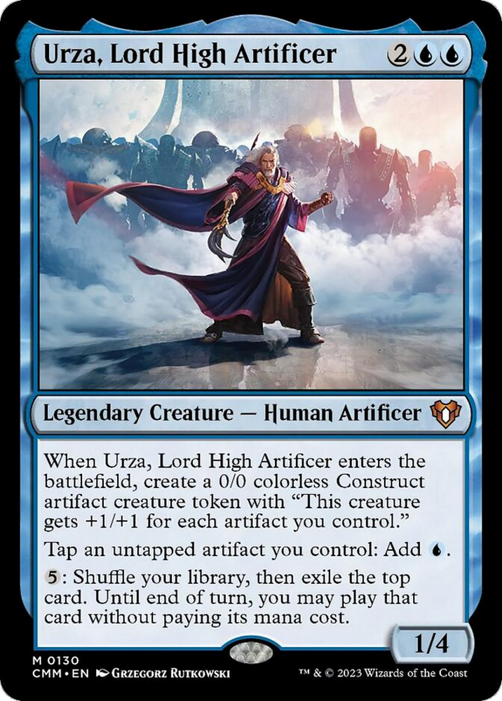 Urza, Lord High Artificer [Commander Masters] Magic: The Gathering