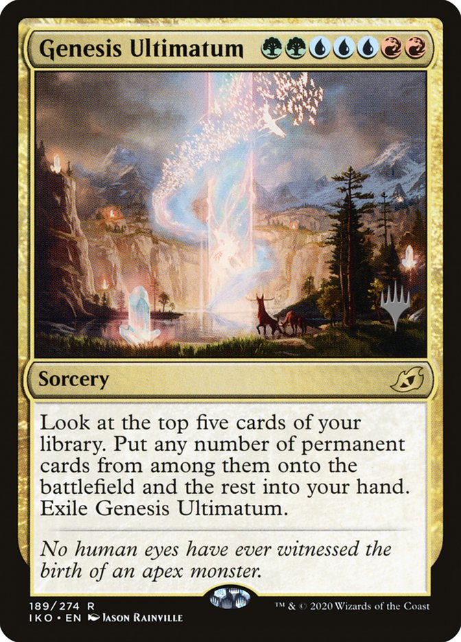 Genesis Ultimatum (Promo Pack) [Ikoria: Lair of Behemoths Promos] Magic: The Gathering