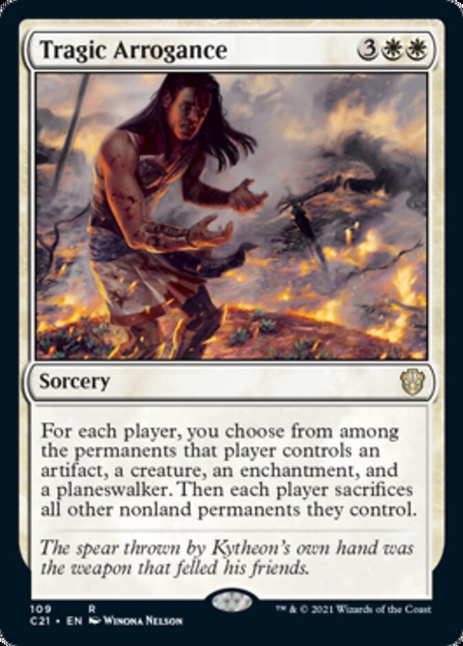 Tragic Arrogance [Commander 2021] Magic: The Gathering