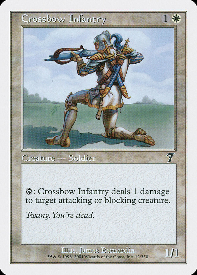 Crossbow Infantry [Seventh Edition] Magic: The Gathering