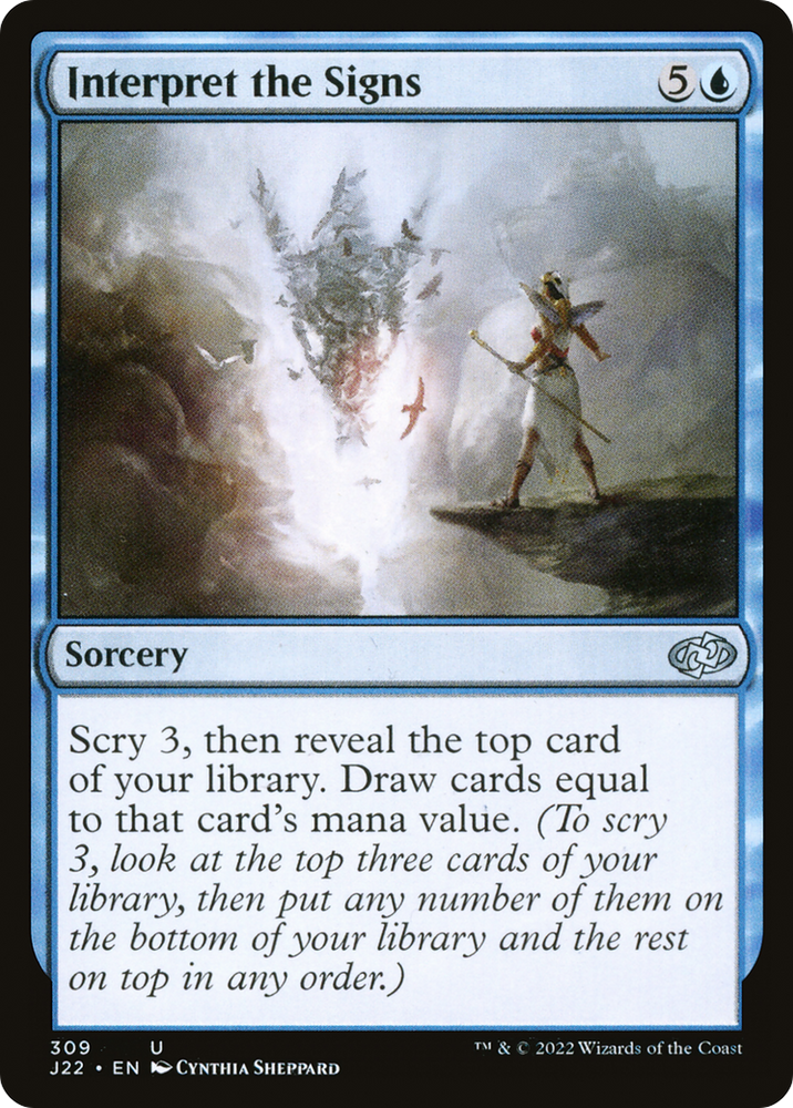 Interpret the Signs [Jumpstart 2022] Magic: The Gathering