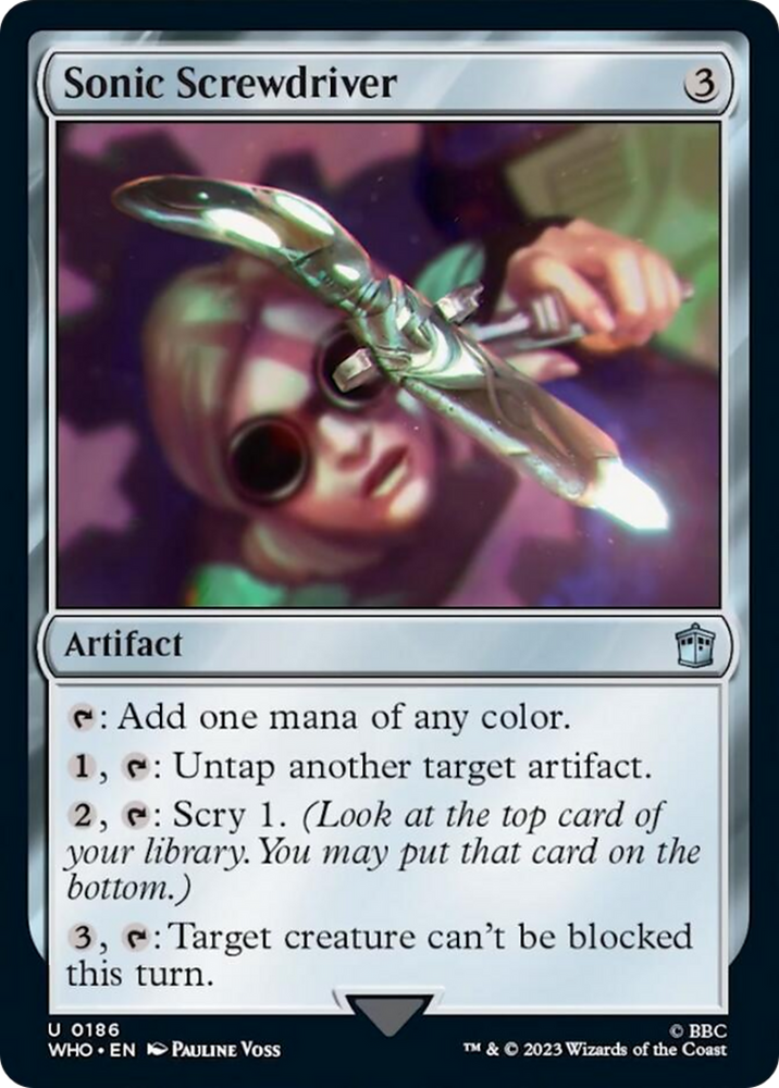 Sonic Screwdriver (0186) [Doctor Who] Magic: The Gathering