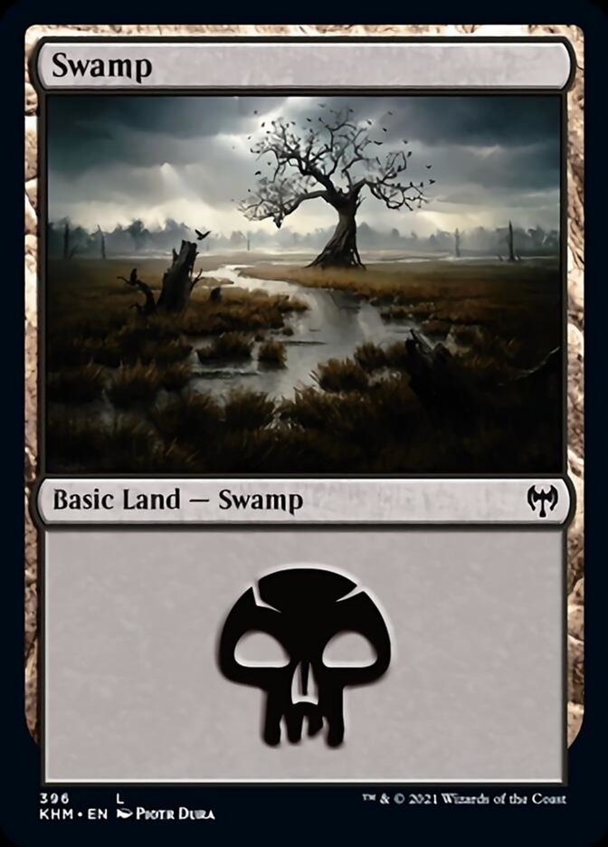 Swamp (396) [Kaldheim] Magic: The Gathering