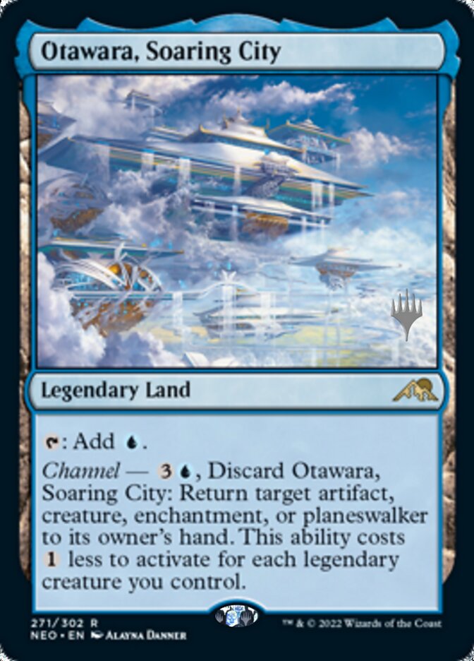 Otawara, Soaring City (Promo Pack) [Kamigawa: Neon Dynasty Promos] Magic: The Gathering