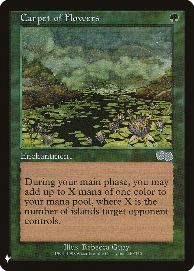 Carpet of Flowers [Mystery Booster] Magic: The Gathering