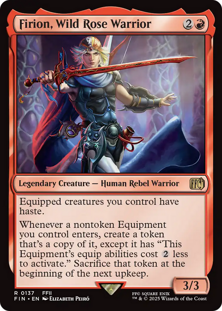 Firion, Wild Rose Warrior [FINAL FANTASY] Magic: The Gathering