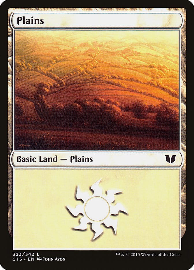 Plains (323) [Commander 2015] Magic: The Gathering