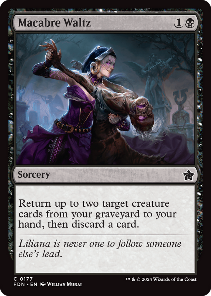 Macabre Waltz [Foundations] Magic: The Gathering