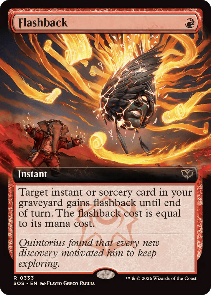 Flashback (Extended Art) [Secrets of Strixhaven]
