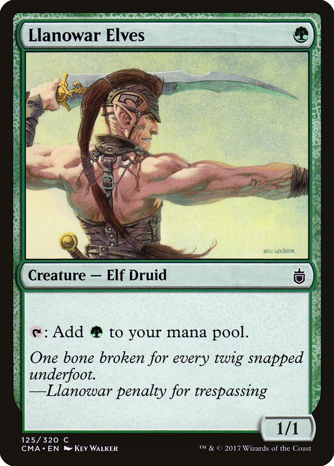 Llanowar Elves [Commander Anthology] Magic: The Gathering