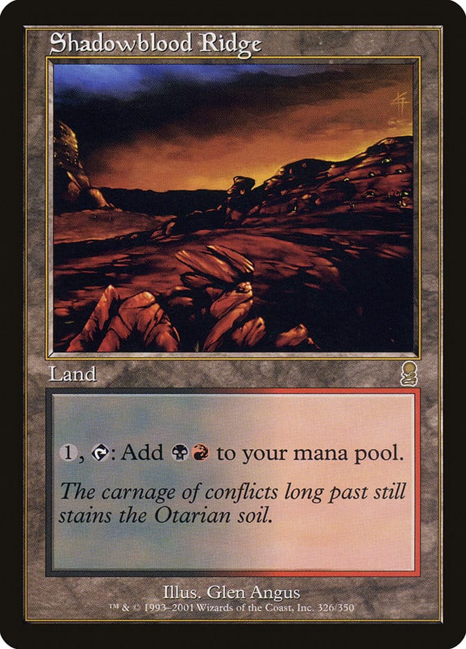 Shadowblood Ridge [Odyssey] Magic: The Gathering